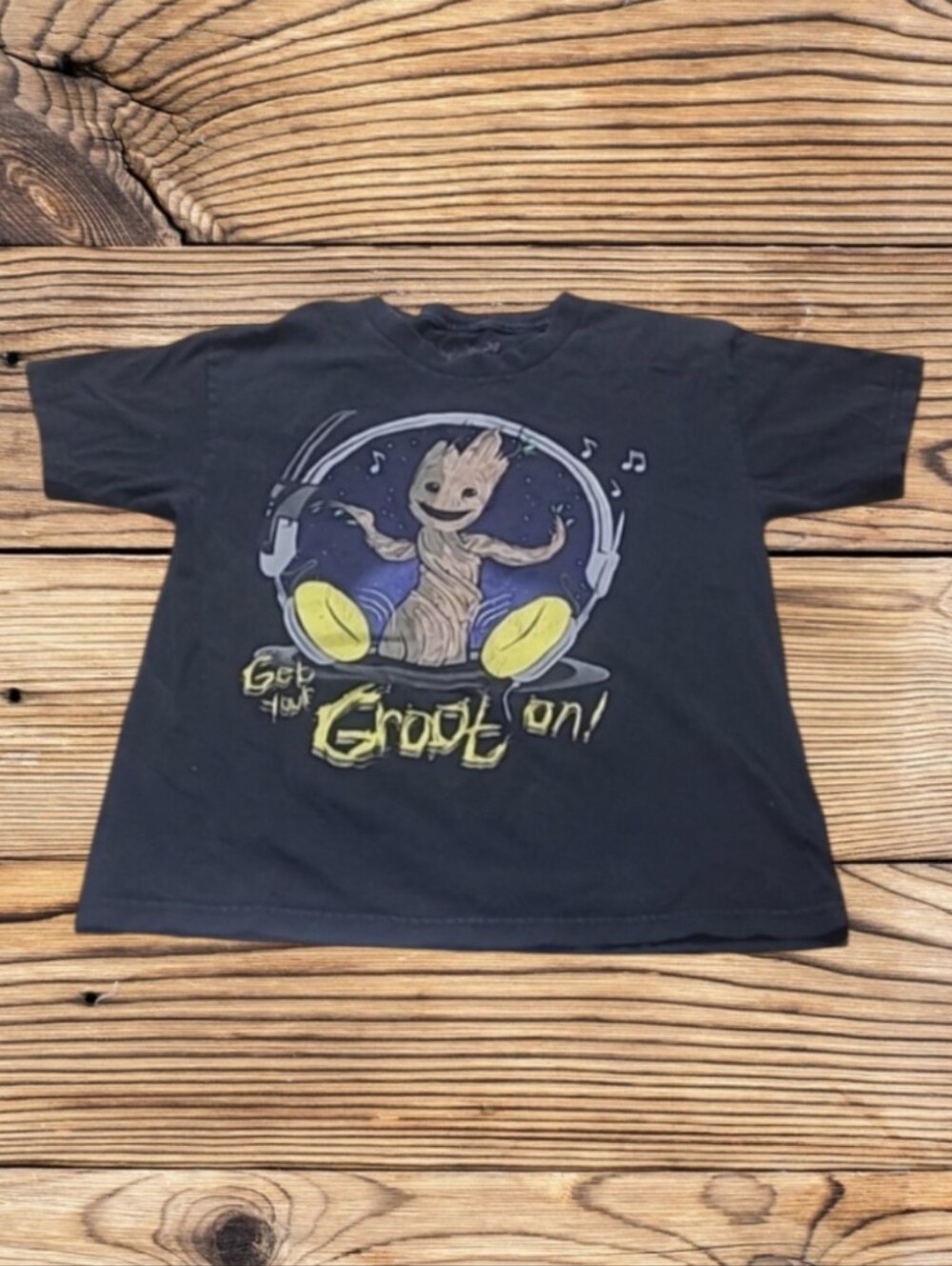 BOY'S "GUARDIANS OF THE GALAXY" "GET YOUR GROOT ON" GRAPHIC SHIRT